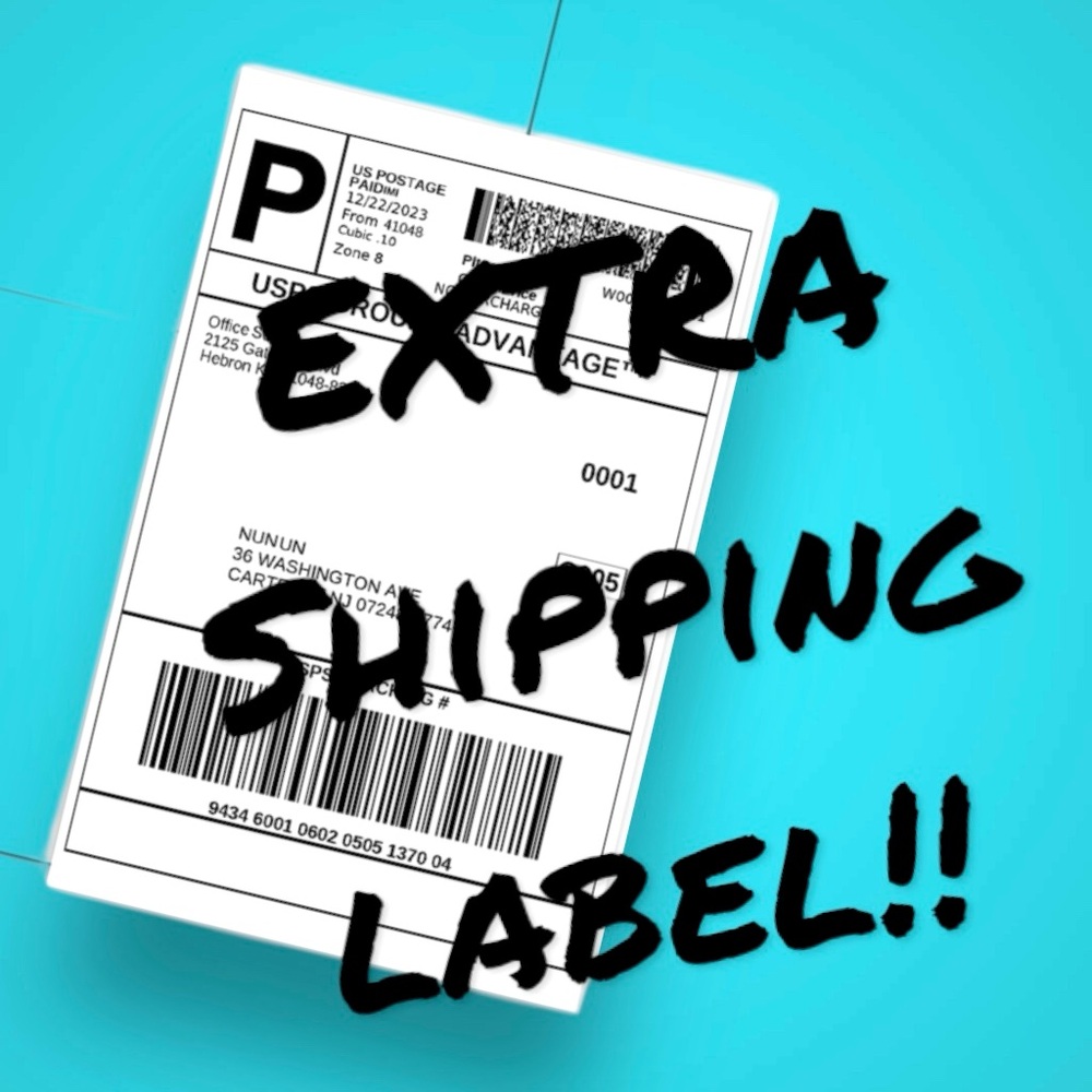 EXTRA USPS SHIPPING LABEL!